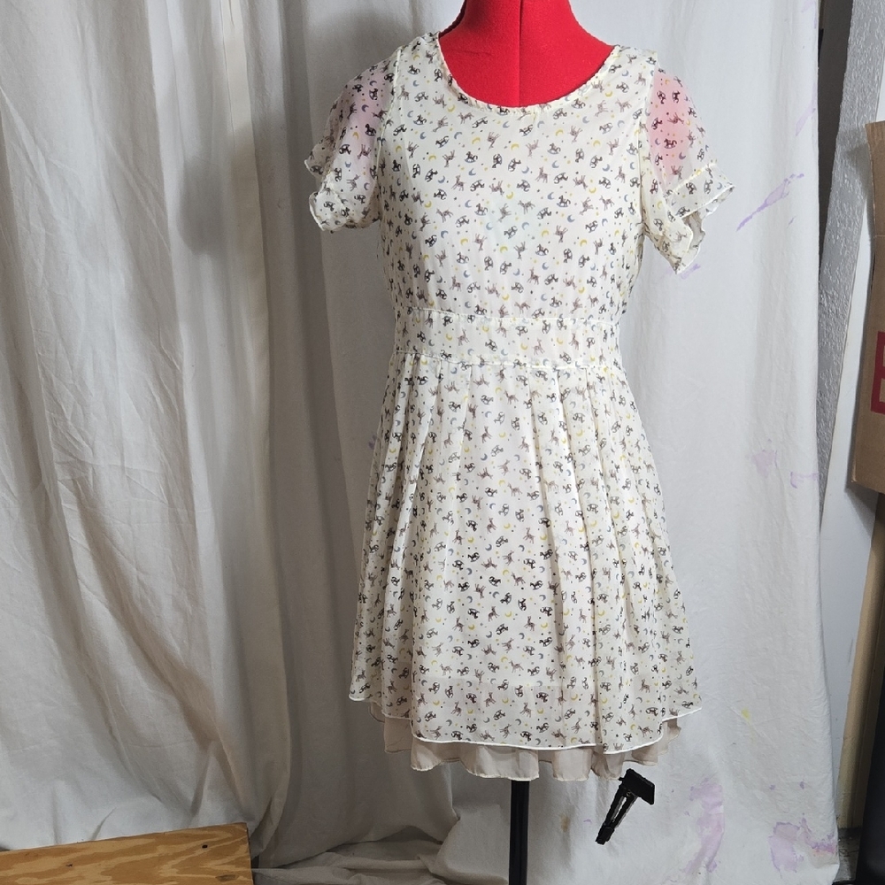 Floral Short Sleeve Dress